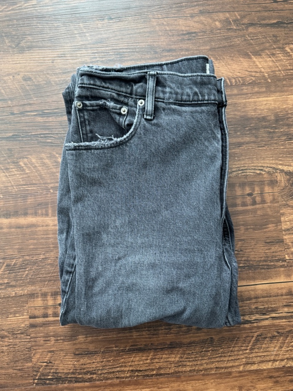Abercrombie & Fitch The 90s Straight Ultra High Rise Curve Love Jeans 31/12 - Picture 7 of 7